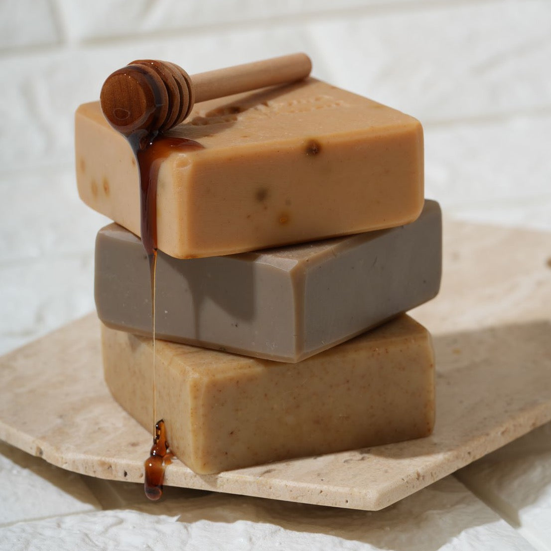 oak honey + camel milk soap